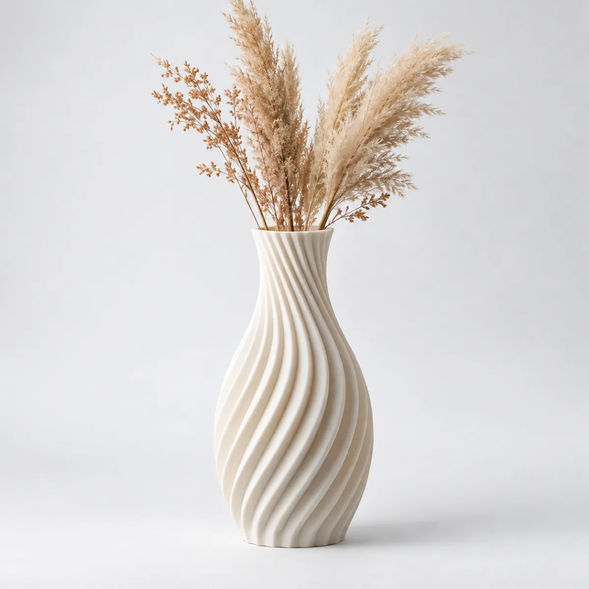 Ribbed Vase